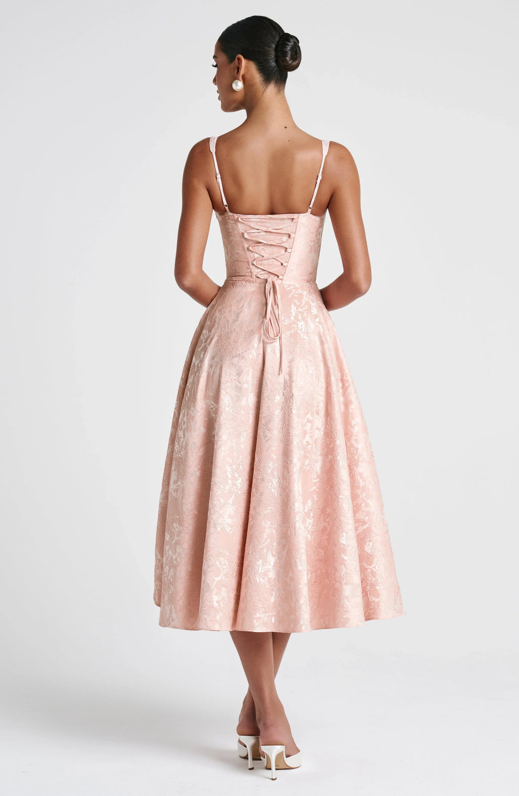 Vestido Midi Amity - Pêssego Suave