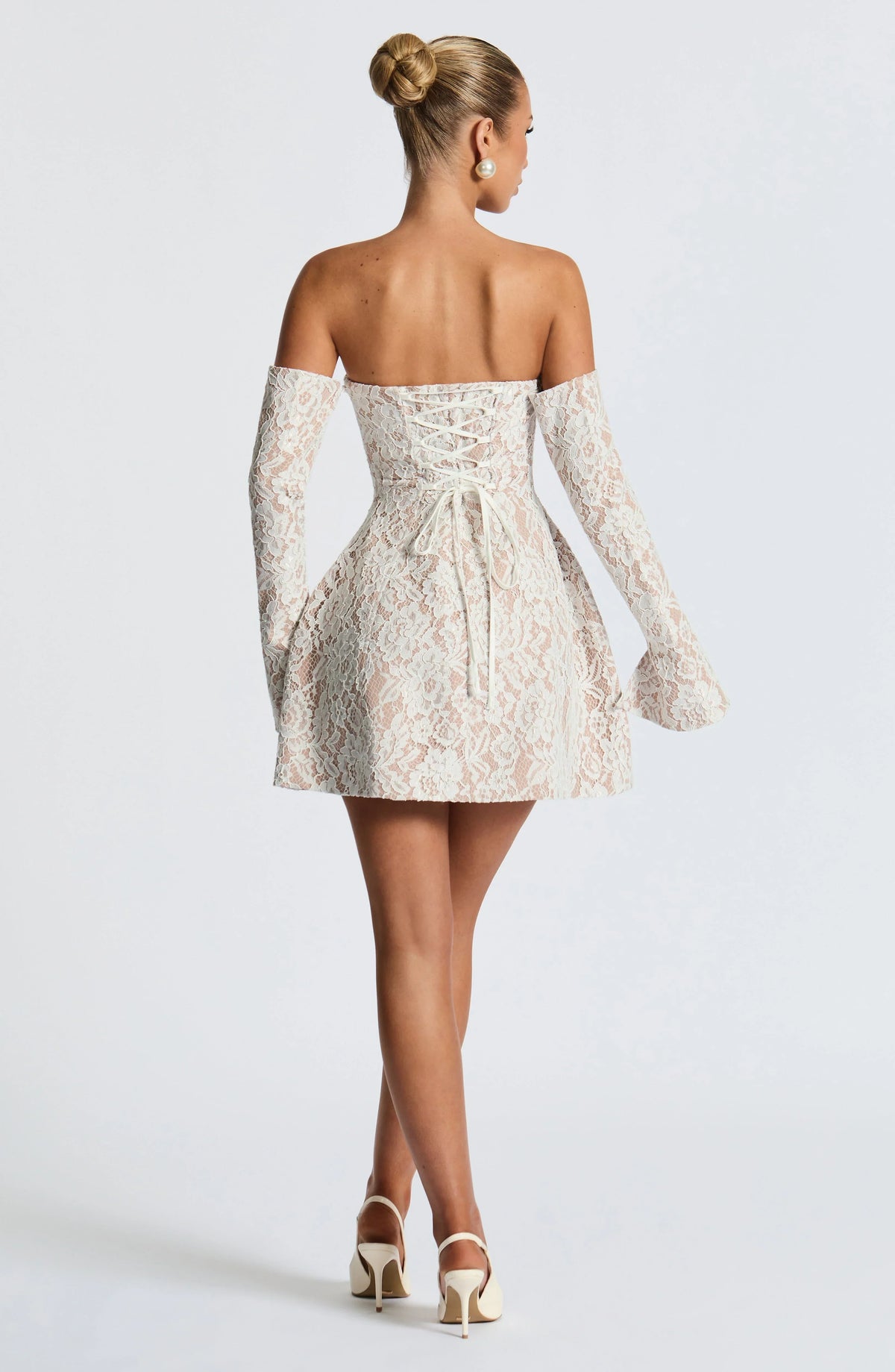 Vestido Mini Salone - Marfim