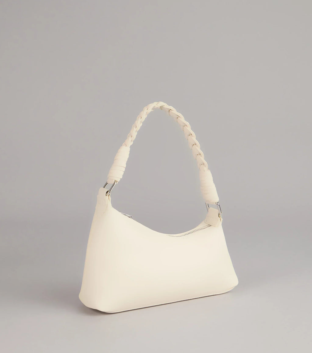 Carried Away Braided Strap Shoulder Bag