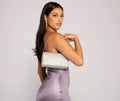 Pochette con strass Strike A Pose