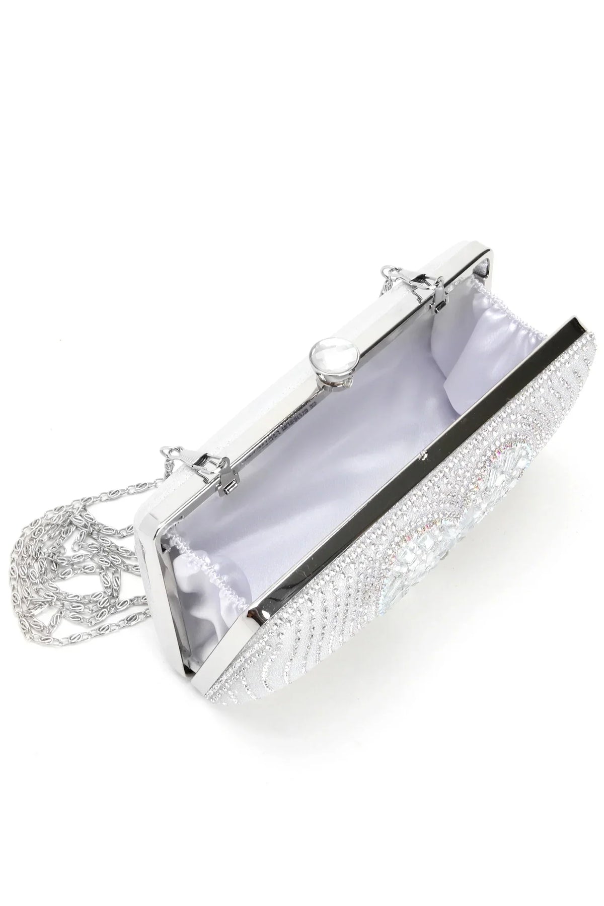 Pochette con strass “Until Midnight”
