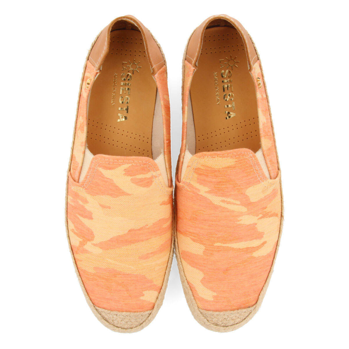 La siesta men's dunas m salmon espadrilles
