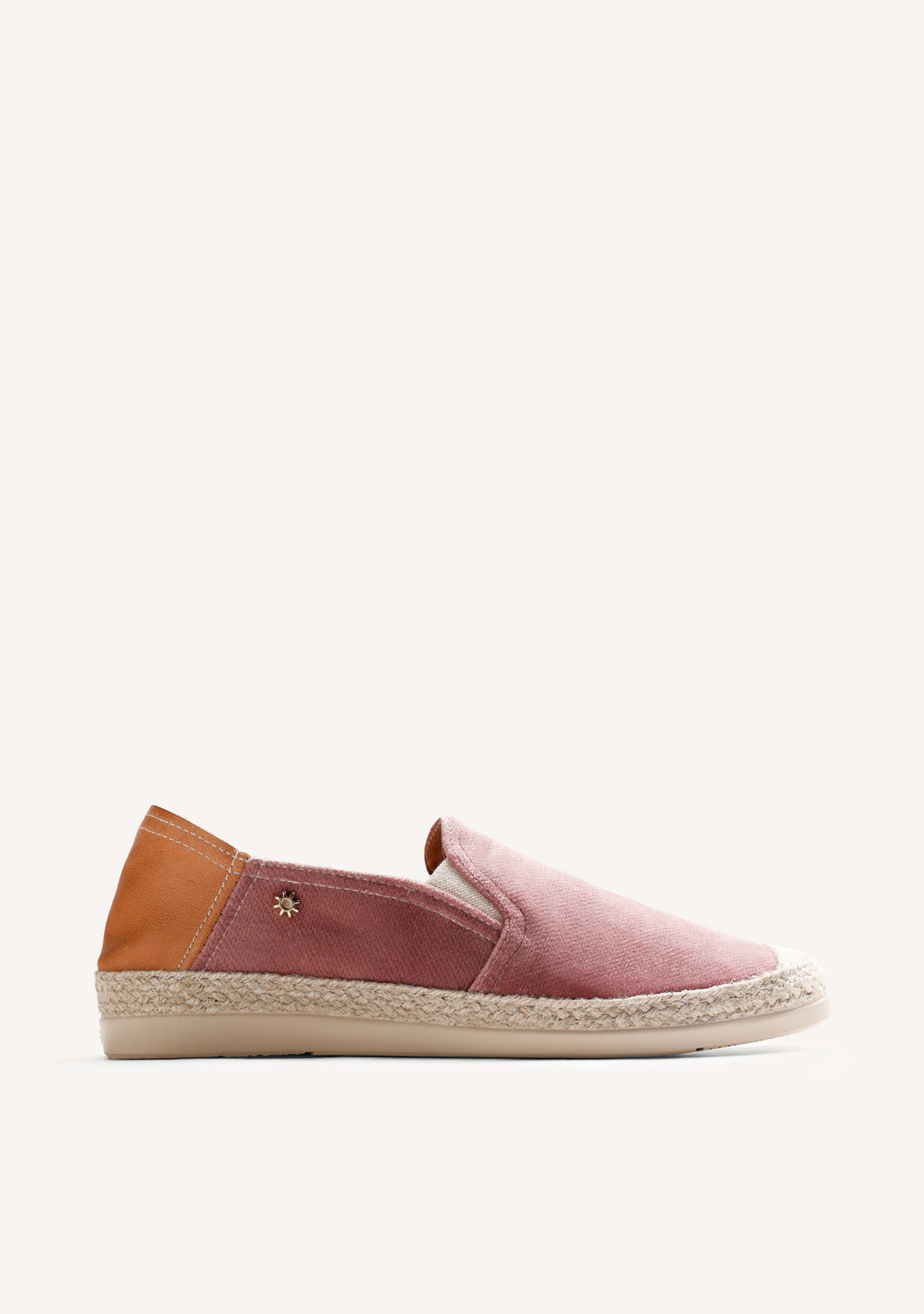 PINK VELVET ESPADRILLES