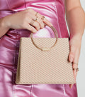 Mini Mala Tote de Malha Aço de Brilho All That Glitz