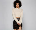 Maglione Casual Cuddles con allacciatura posteriore