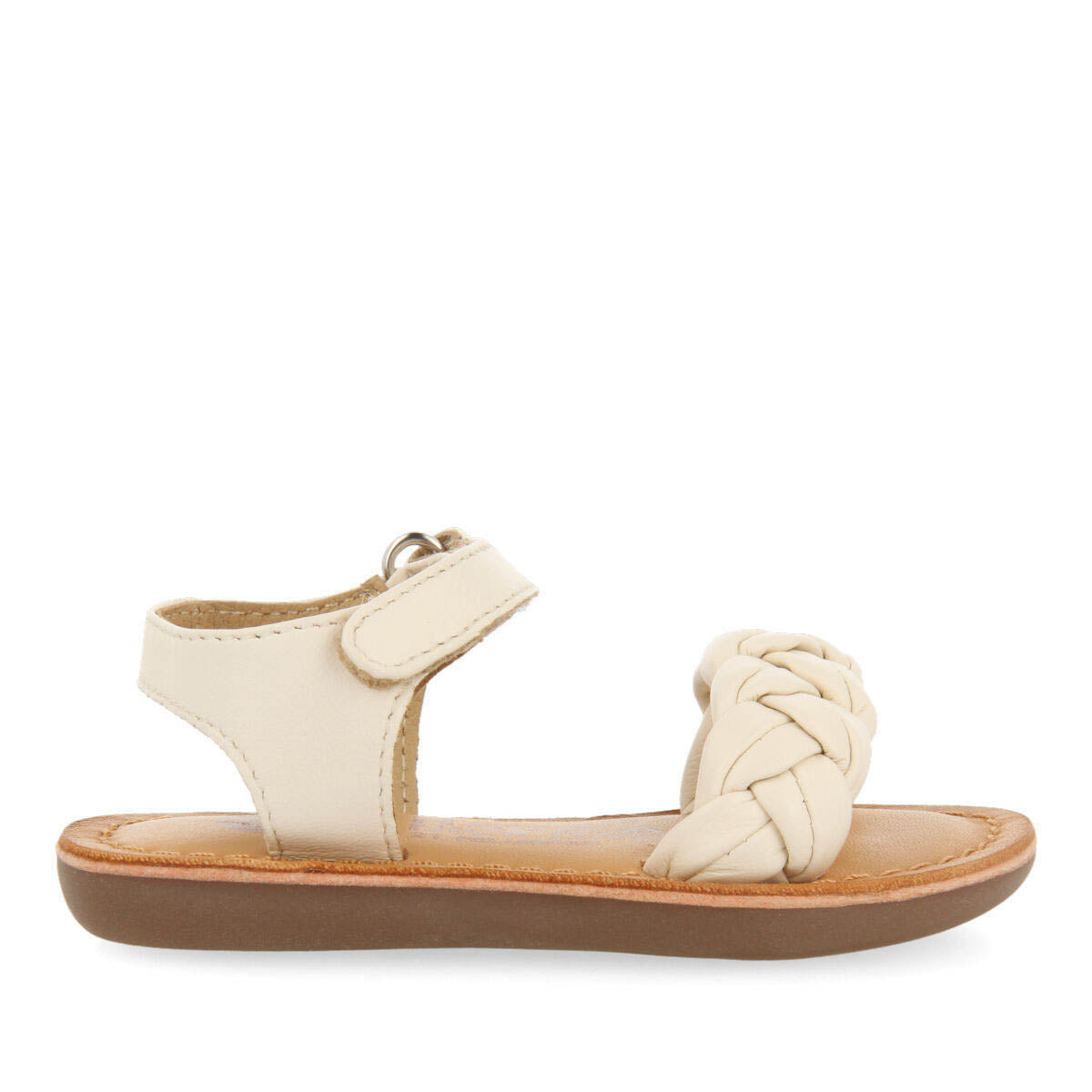 Ennery girls off whitelaited leather sandals