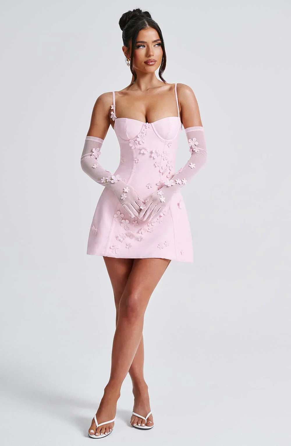 Vestido Mini Dalary - Rosa-velho
