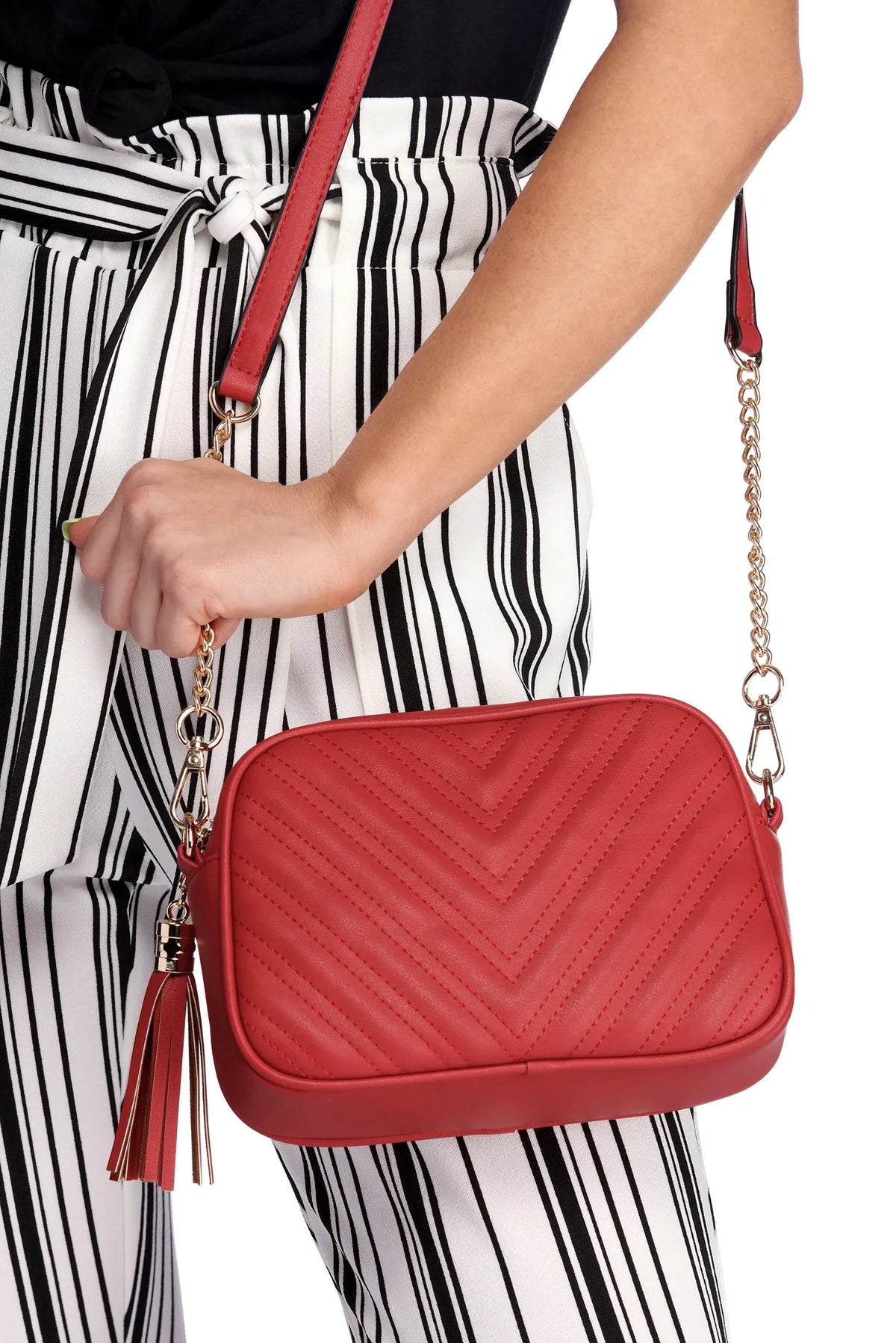 Borsa a tracolla Essential Chevron