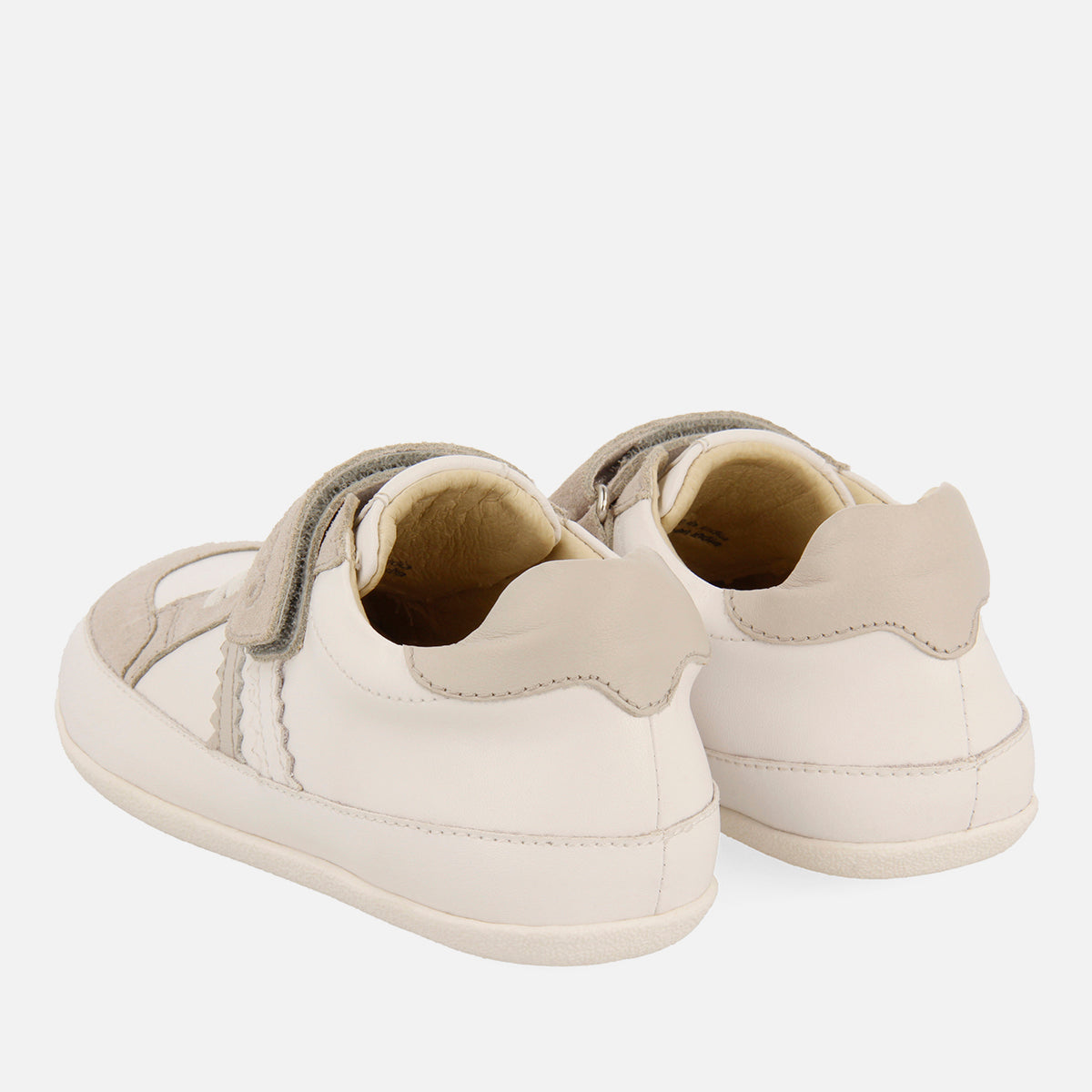 WHITE BASKETS WITH ADJUSTABLE CLOSURES FOR BOYS AND GIRLS SKRADIN