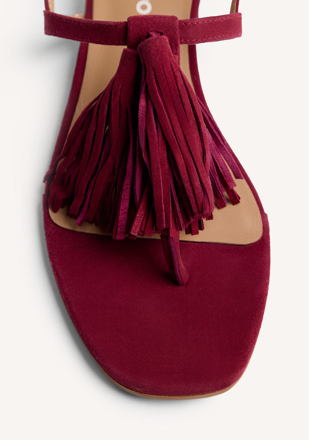 FRINGED LEATHER SANDALS ESCANABA