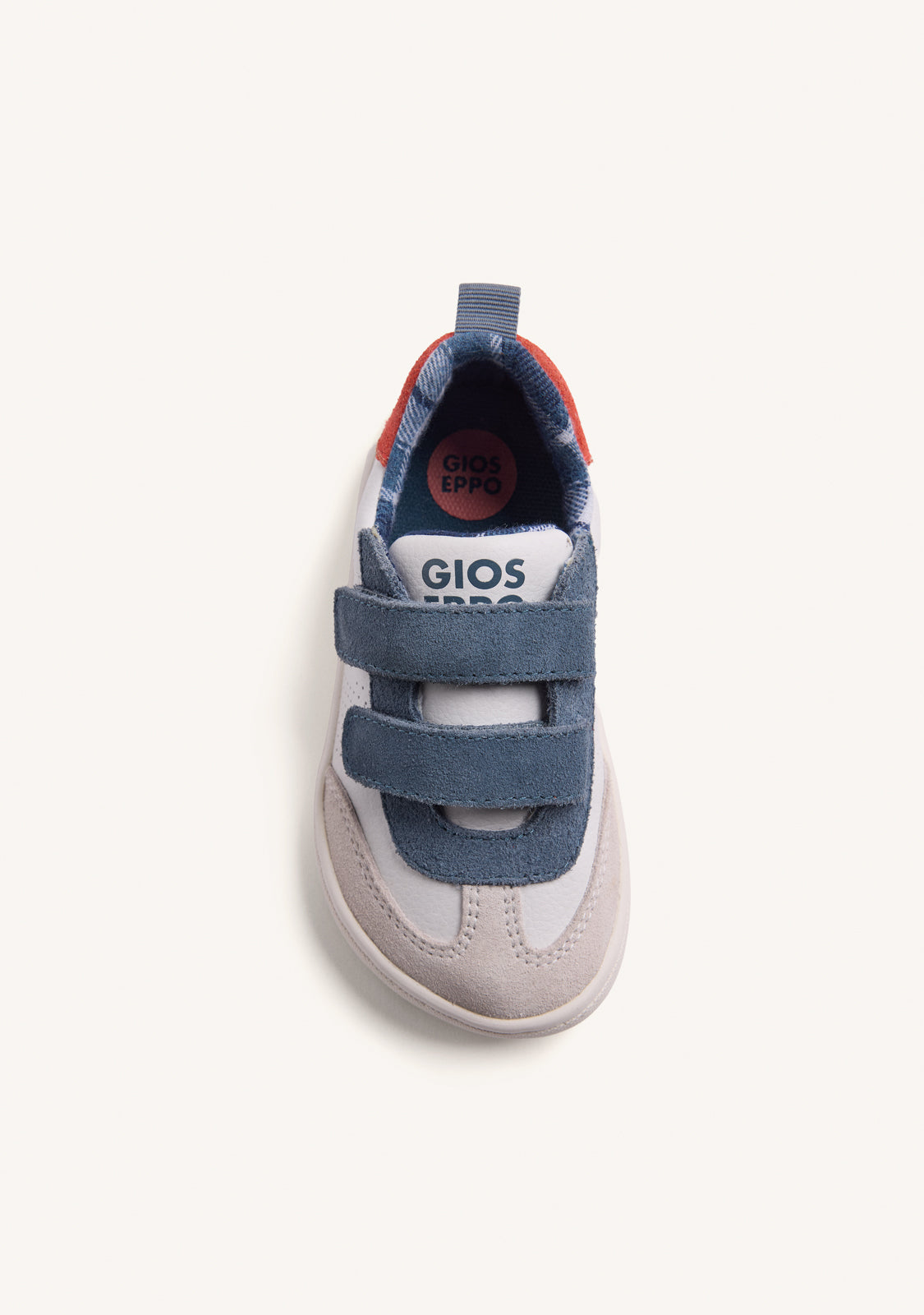 BAREFOOT BLUE LEATHER SNEAKERS