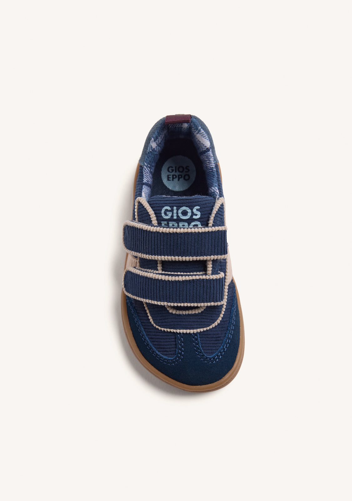 NAVY BLUE CORDUROY BAREFOOT SNEAKERS