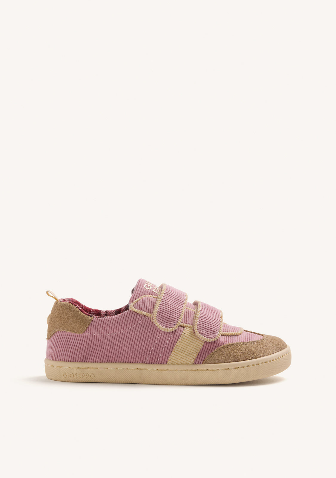 PINK CORDUROY BAREFOOT SNEAKERS