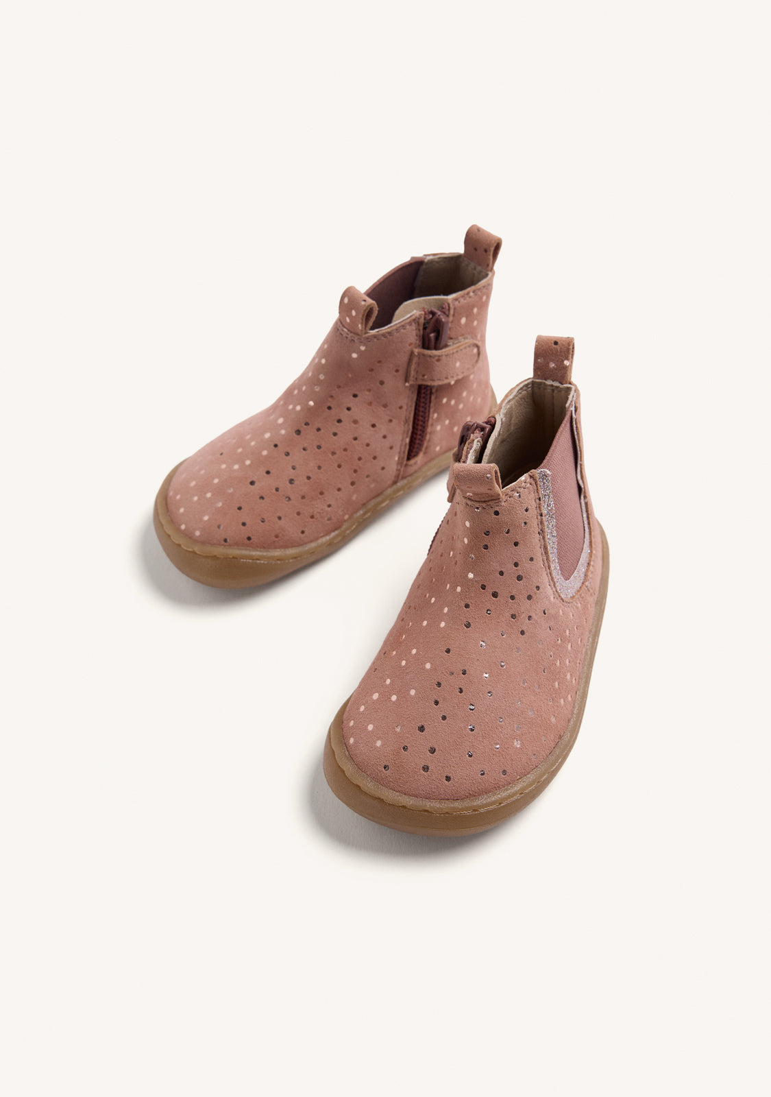 BAREFOOT NUDE LEATHER ANKLE BOOTS
