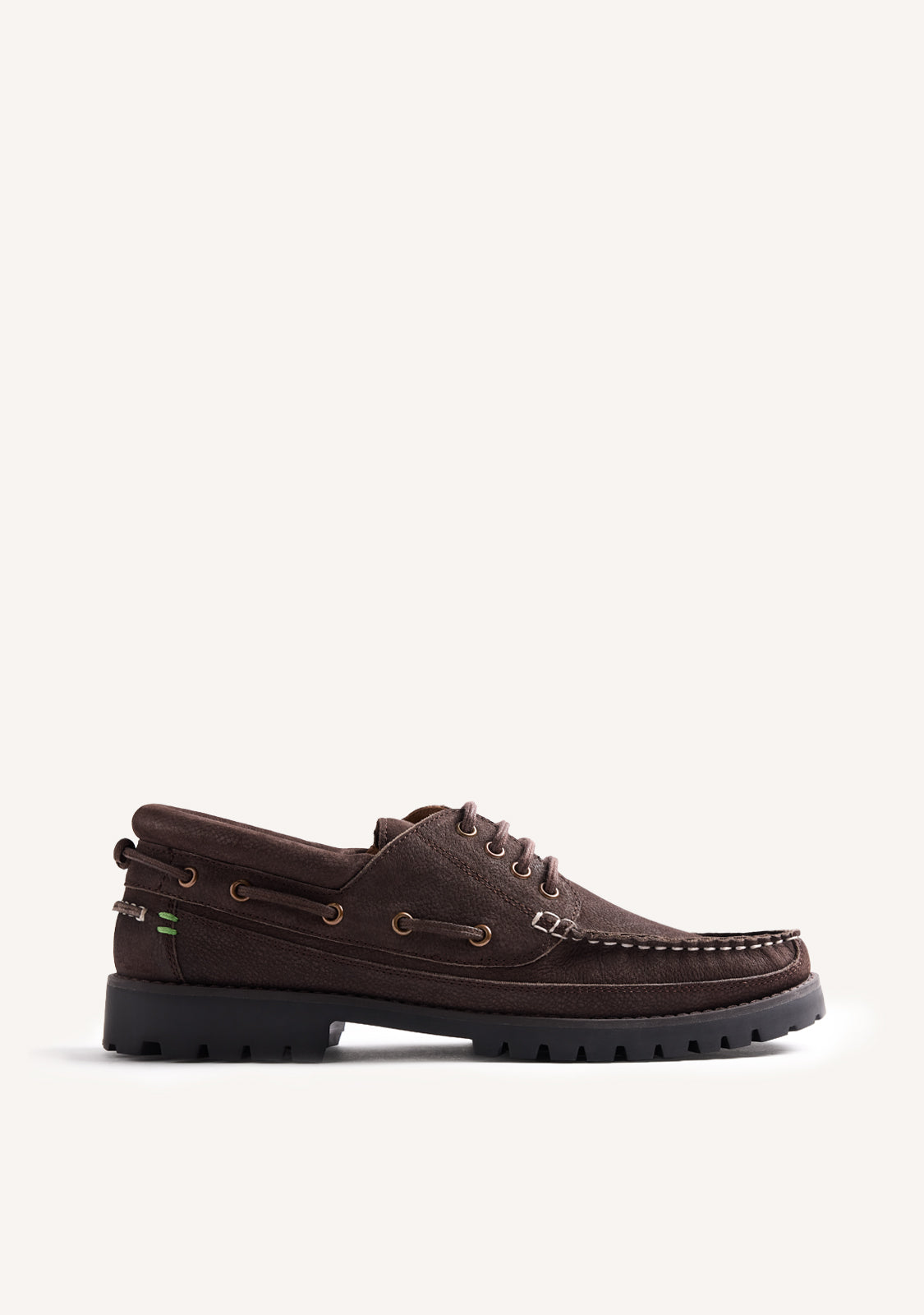BROWN LEATHER NAUTICAL SHOES