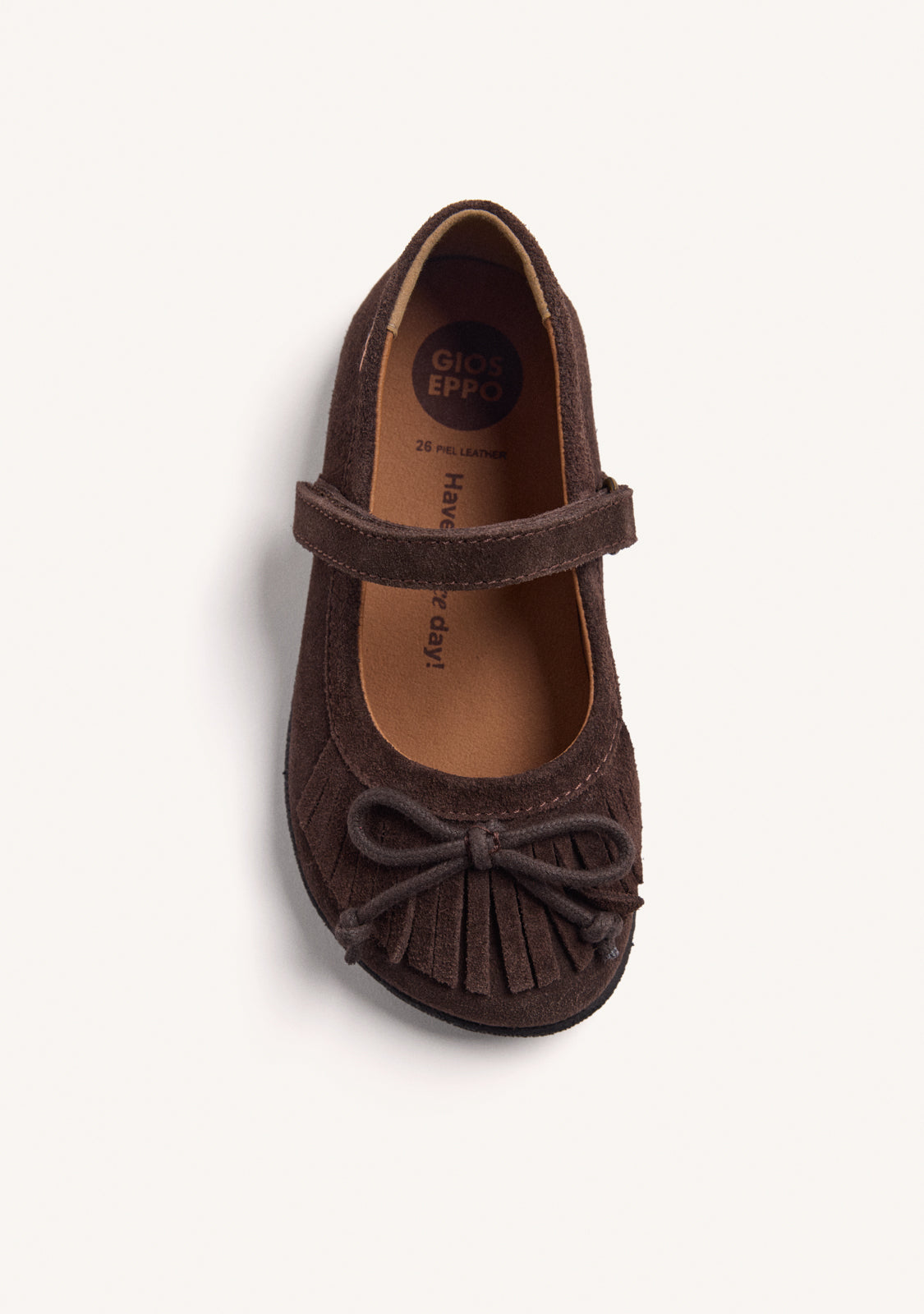 BAREFOOT CHOCOLATE LEATHER BALLET FLATS
