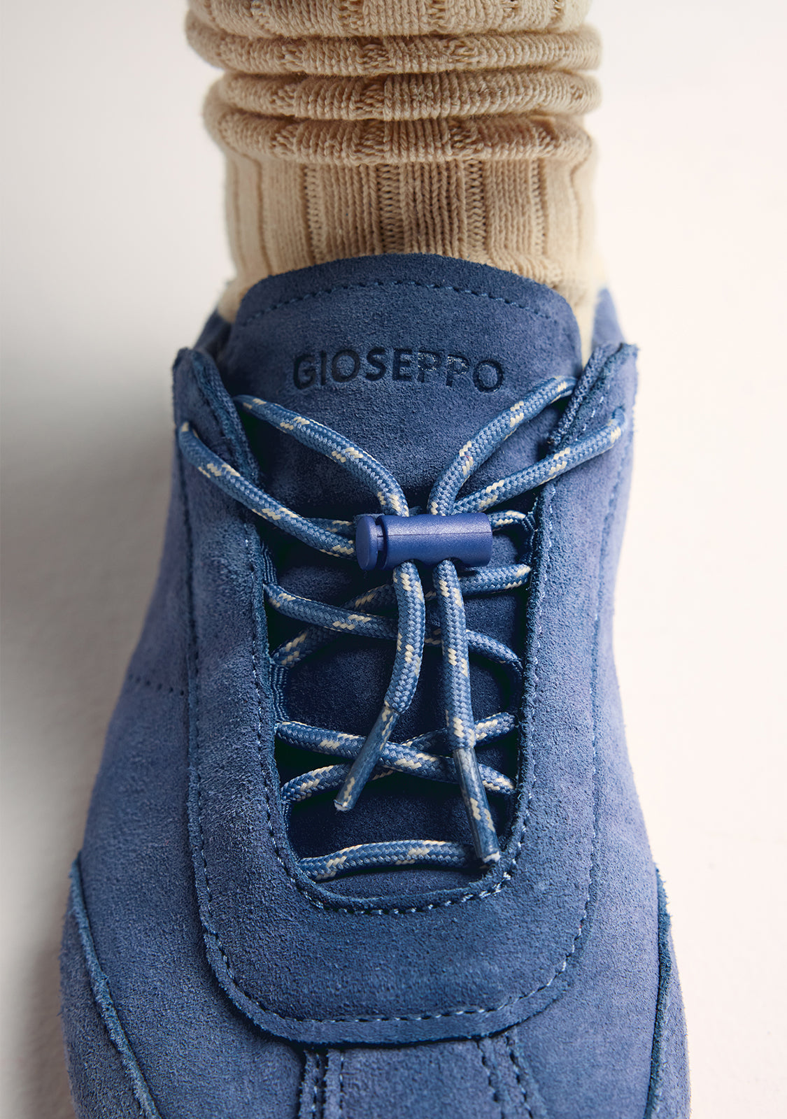 BLUE BAREFOOT SUEDE LEATHER SNEAKERS