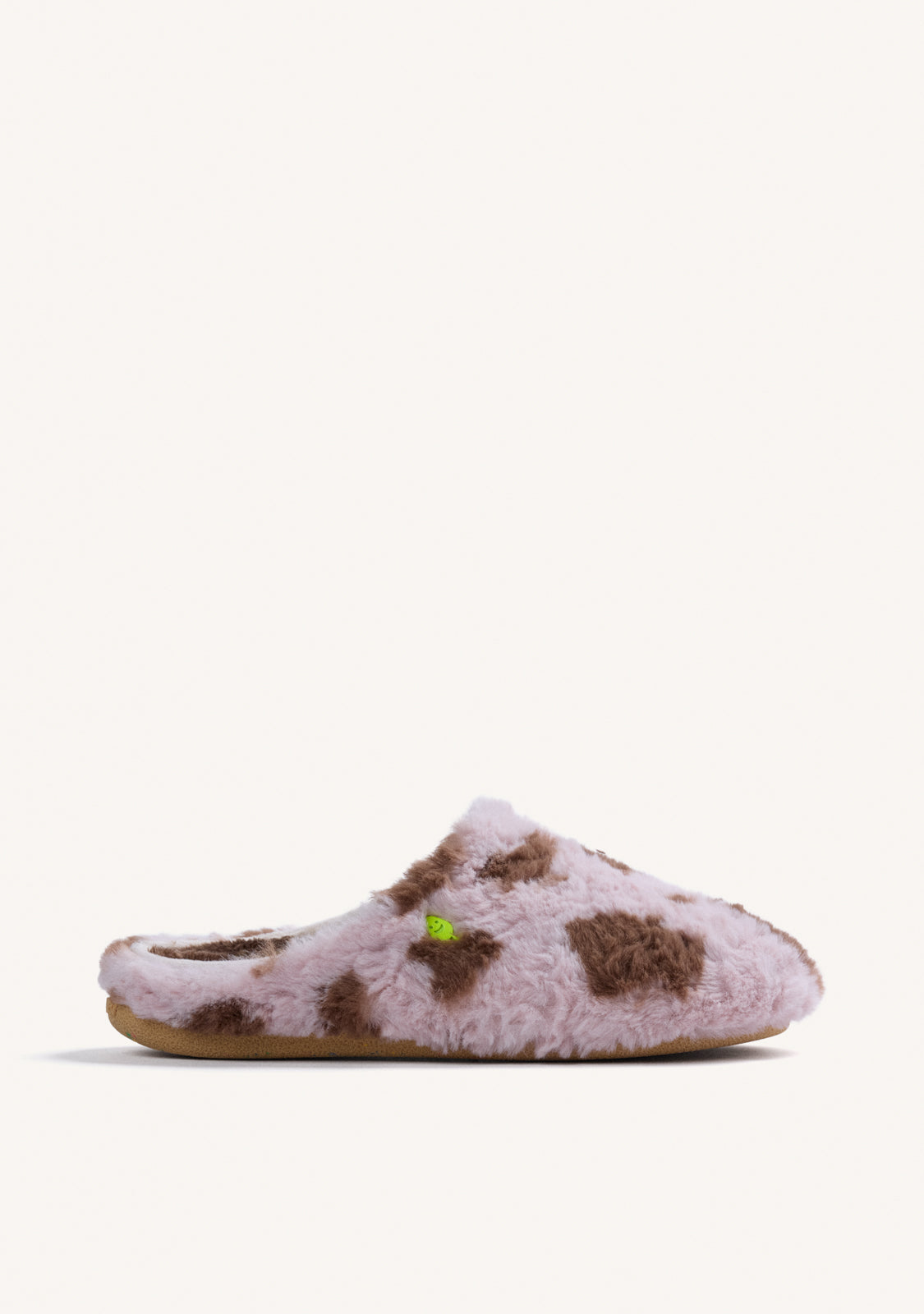 ANIMAL PRINT FUR HOUSE SLIPPERS