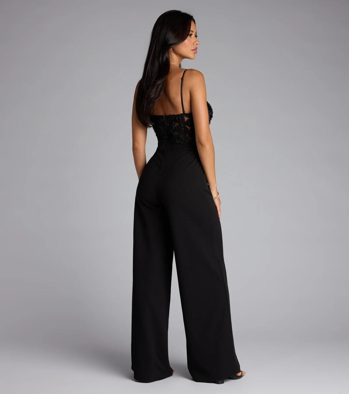 Tuta con corsetto e applicazione floreale Bare Necessities
