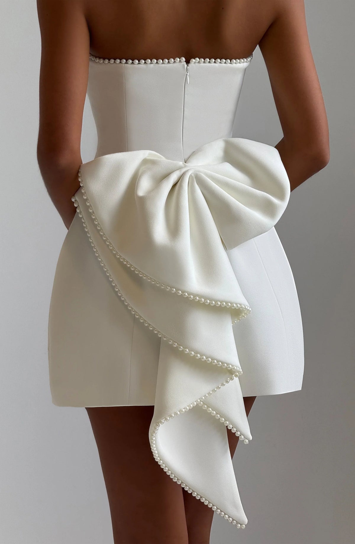 Vestido Mini Suni - Marfim