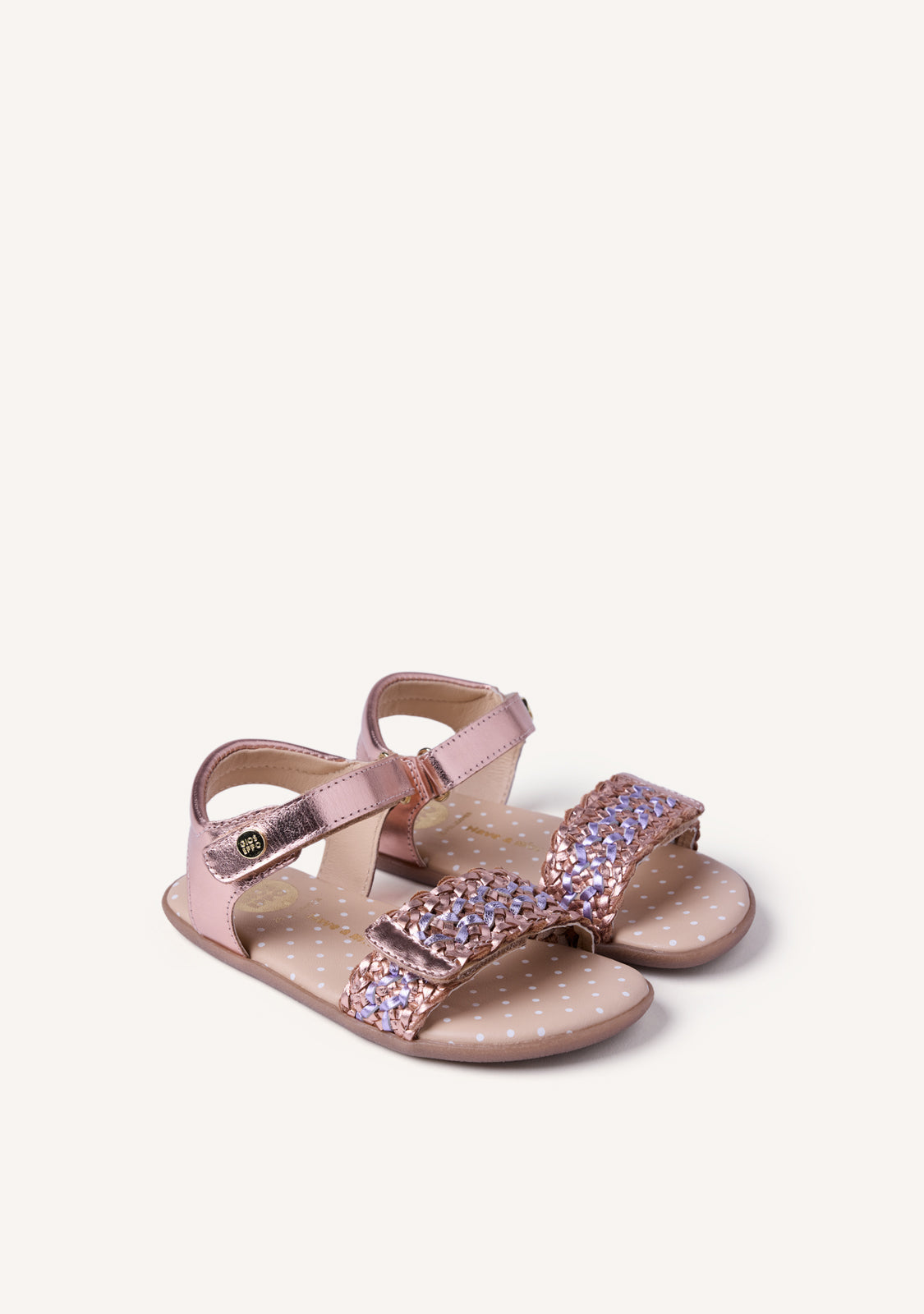 GIOSEPPO BAREFOOT - BRAIDED LEATHER SANDALS SANDOWN