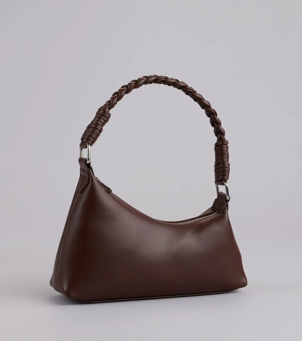 Carried Away Braided Strap Shoulder Bag