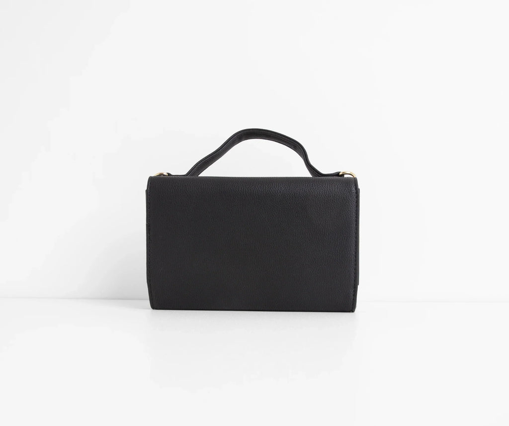 Portafoglio a mano e borsa a tracolla
