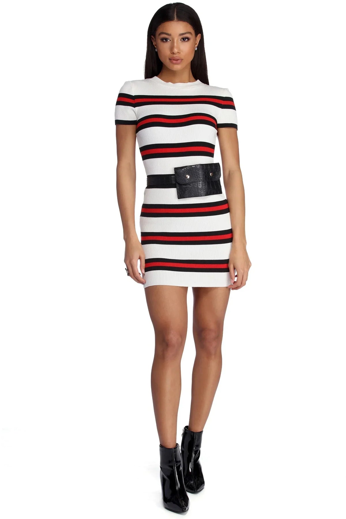 Vestido Camisola às Riscas Perfeitas