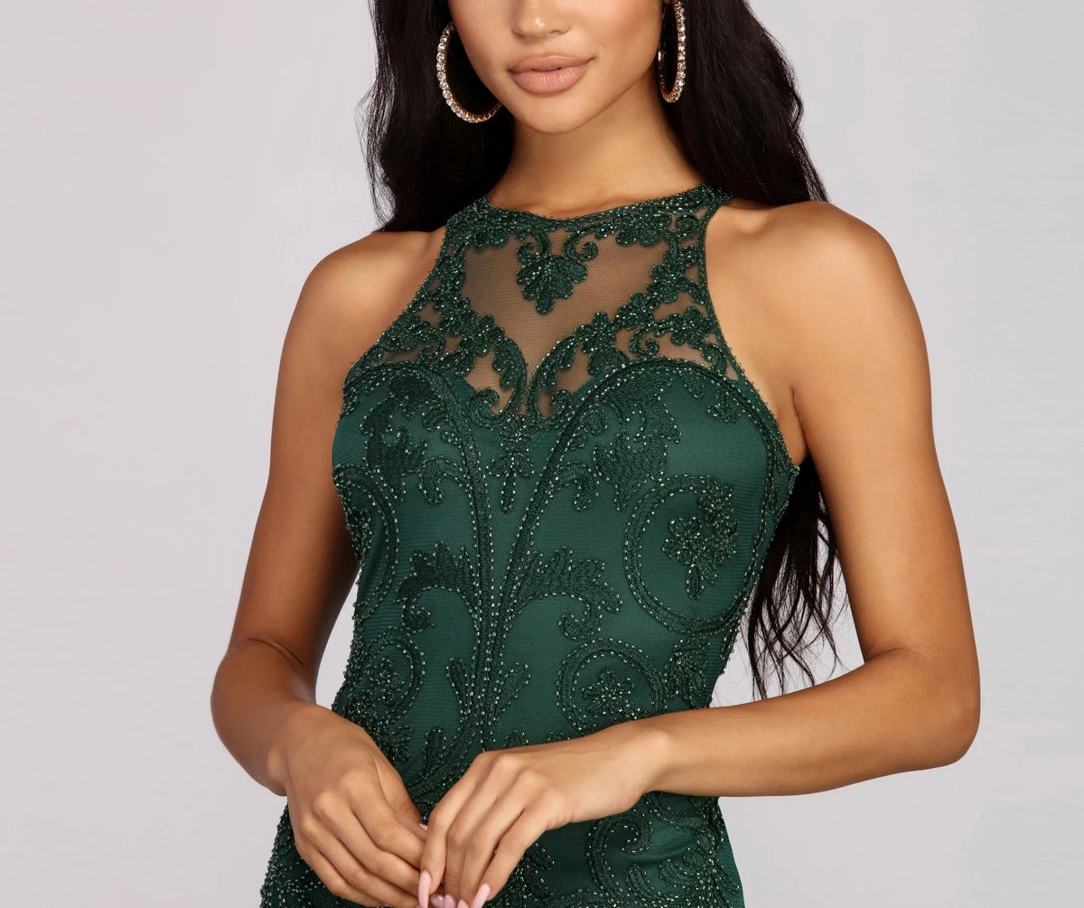 Vestido Mini Brady com Missangas