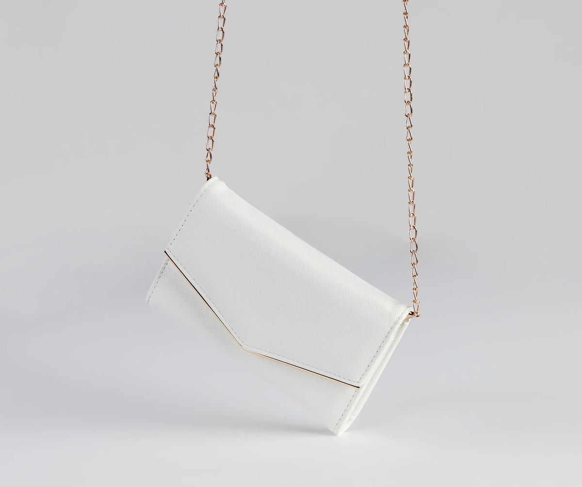 Like A Lady Saffiano Wallet Crossbody